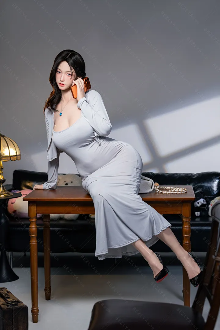 168cm (5ft6) E-cup Real Skin Texture Silicone Sex Doll Lillapruina, ROS Head